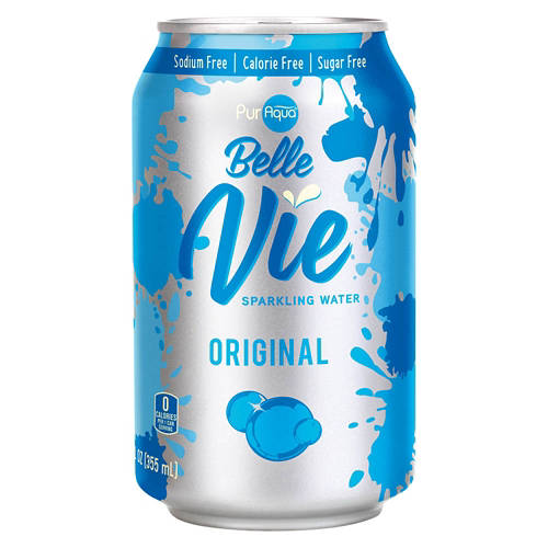 PurAqua Original Belle Vie Sparkling Flavored Water - 12 pack, 12